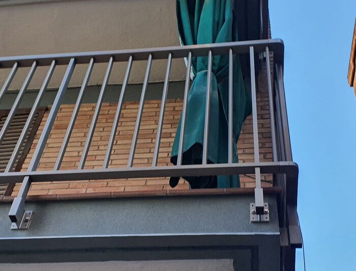 Barandilla de aluminio y vidrio